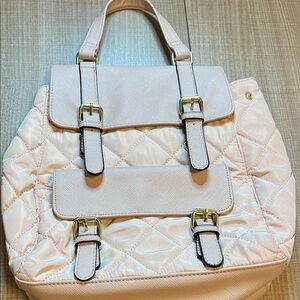 Madden Girl Blush Quilted Backpack